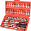 CANBITZ (46 in 1) Tool Kit & Screwdriver and Socket Set Multi Purpose Hand Tool Kit  (46 Tools)