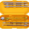 Kshivi 5 Pcs Combination Screwdriver Set Kit With Different Blades for Multipurpose Use Hand Tool Kit  (5 Tools)