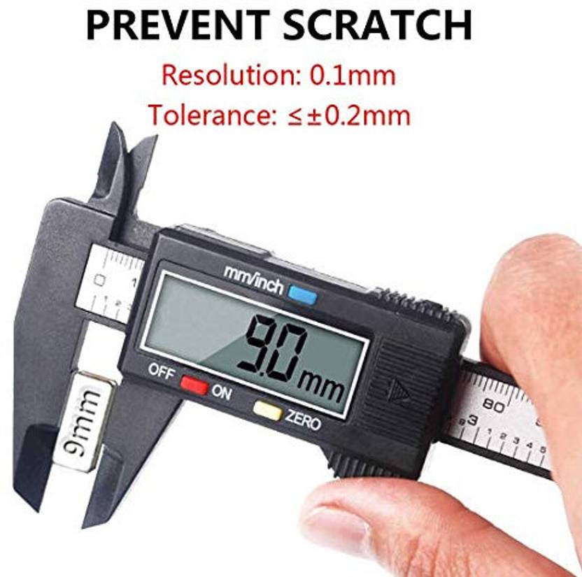 LIMBOLI Vernier Caliper Digital 150 mm / 6-Inch LCD Display Vernier Caliper Digital 150 mm / 6-Inch LCD Display Digital Caliper (0-150 mm)